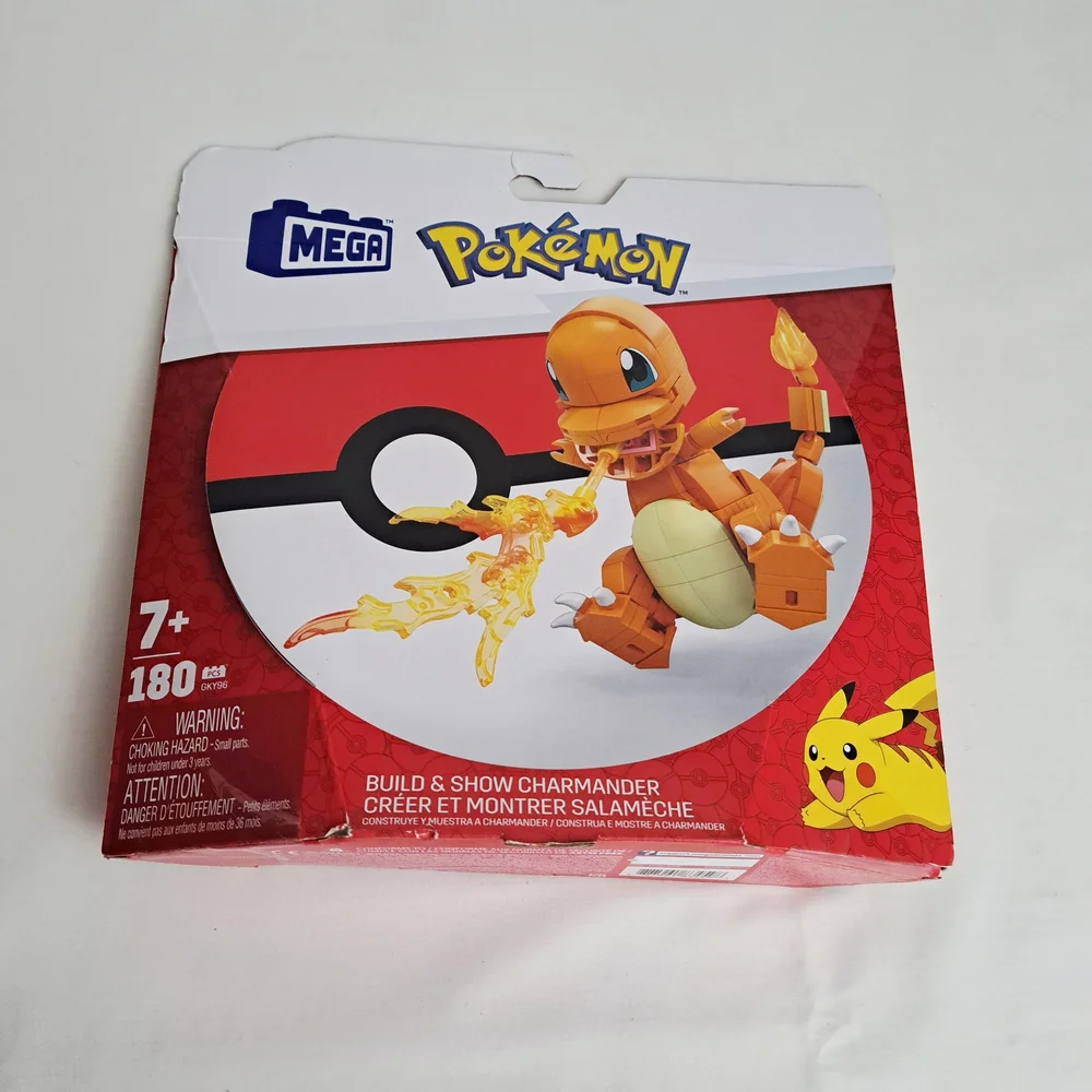 Mega Pokémon Charmander Building Set - Orange and Yellow